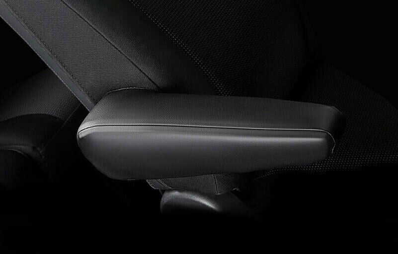 for Toyota FJ Cruiser 2007-2014 Black Leather Front Row for Seat Armrest Handle Trim