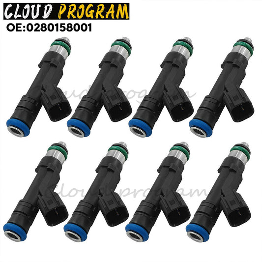 SET OF 8 FUEL INJECTOR 0280158001 For 03-09 Expedition E150 E250 5.4L V8L v