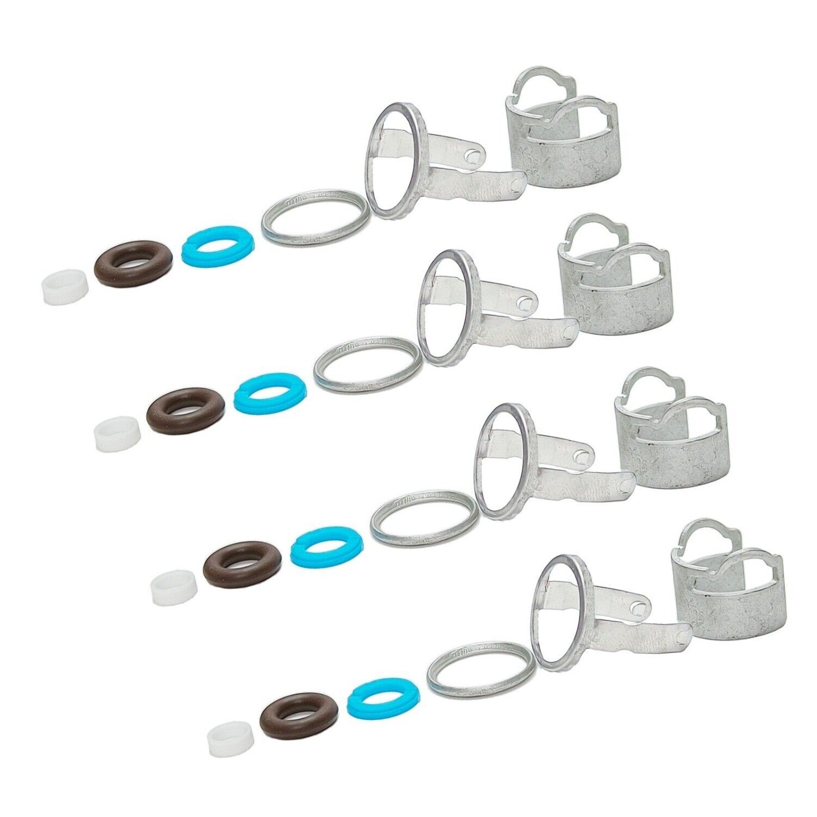 4Pcs Fuel Injector Seal Kit Fit for VW for Golf for Jetta for AUDI A4 A6 TT 2.0T 06D998907