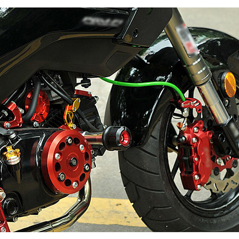 Motorcycle and bicycle modification aluminum alloy brake line clamp protector - n