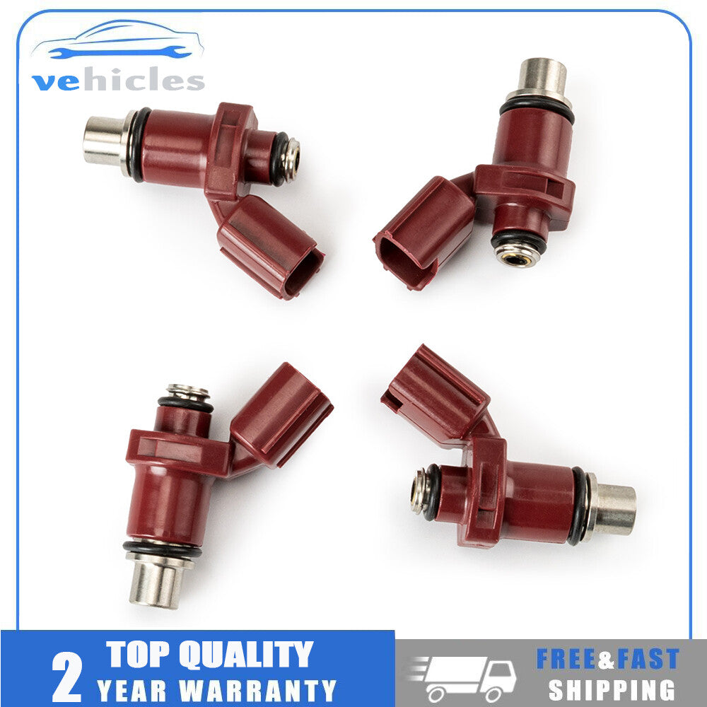 4X Fuel Injector for Yamaha 80 BEL 75-90HP 4 Stroke Metal Plastic 6D8137610000