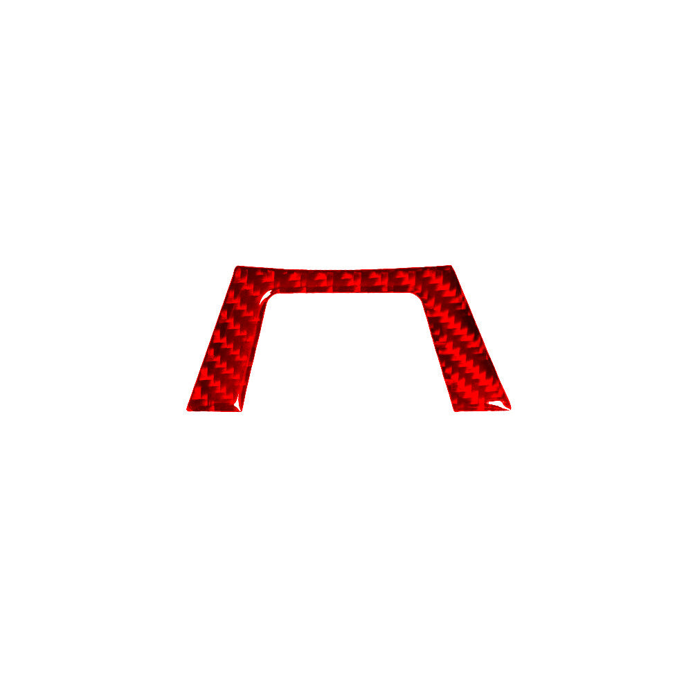 Red Carbon Fiber Console Side Decorative Cover Trim For 4Runner 2010-2020 v
