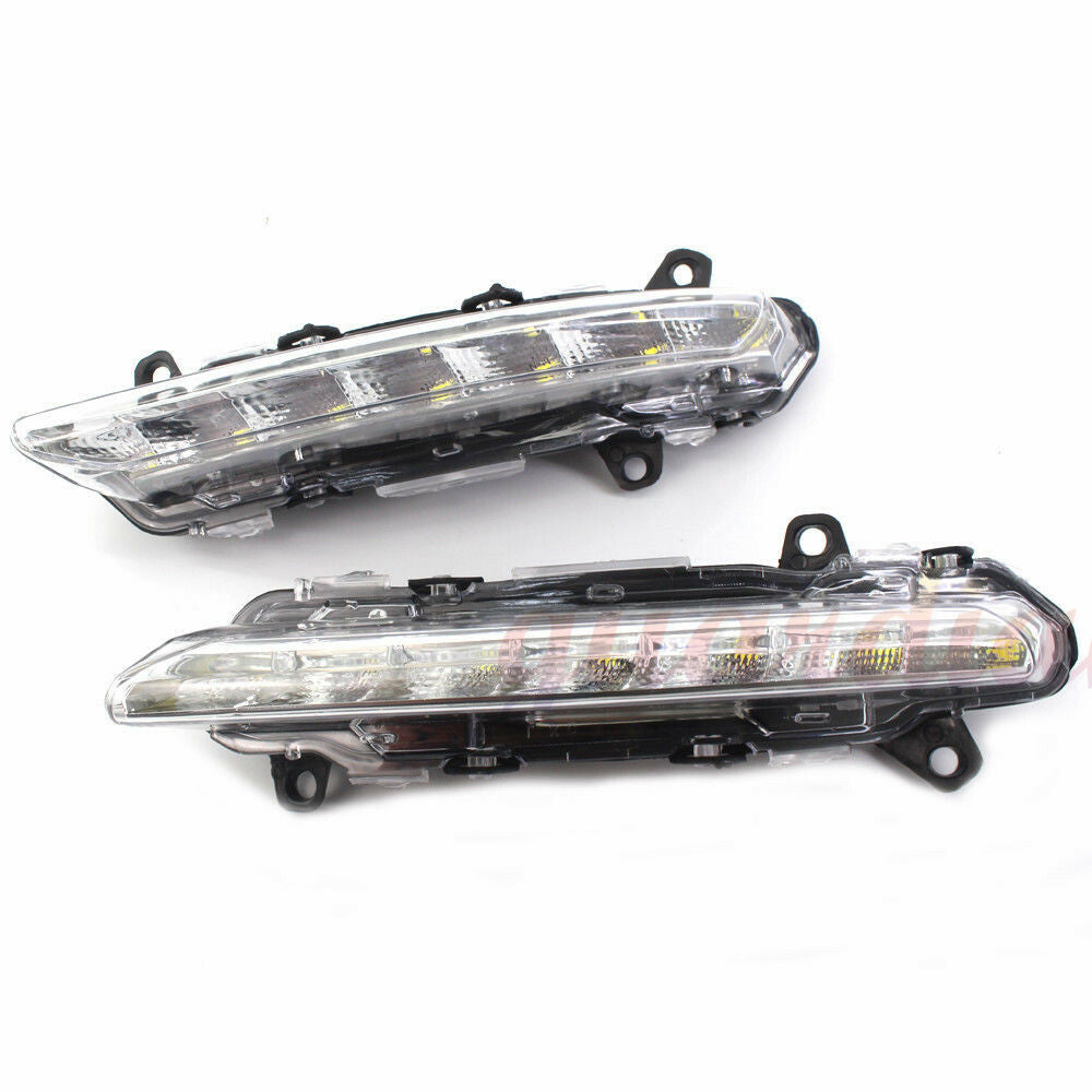 A pair of LED DRL fog lights suitable for Mercedes S450 S550 S600 S63 CLS GLK R-Class