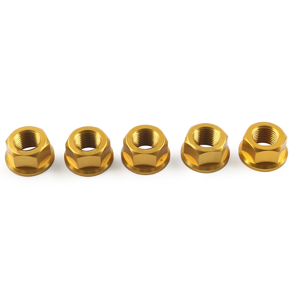 M10 Rear Sprocket Nuts Fit for Ducati Hypermotard 796 950 Hyperstrada 821 939 Gold