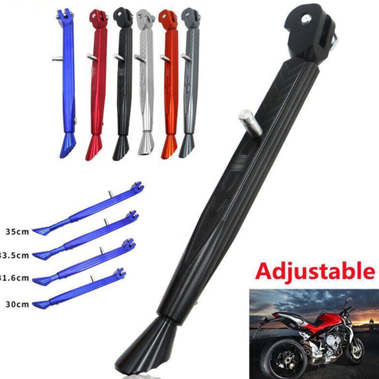 CNC adjustable aluminum alloy outrigger motorcycle footrest Q