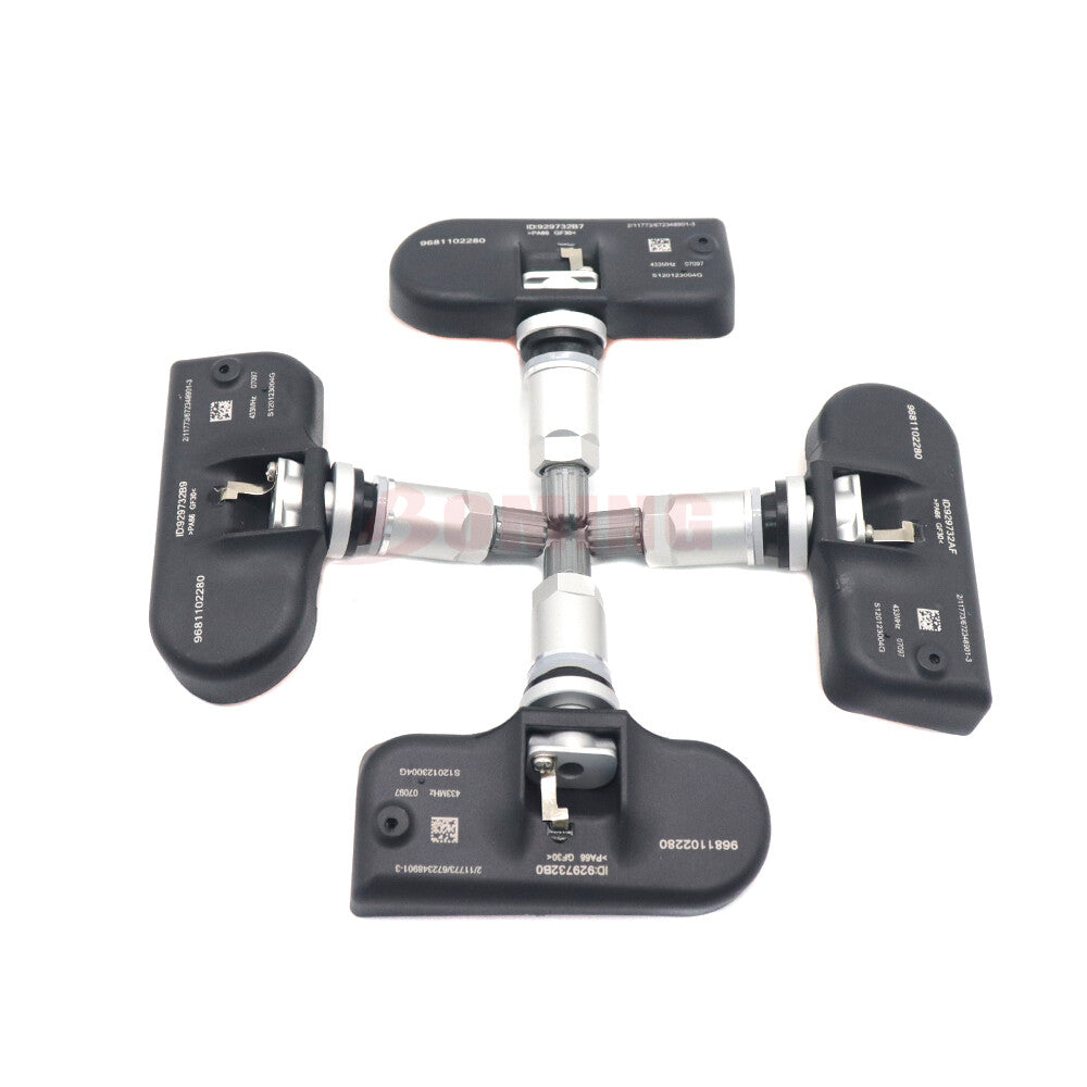 4x for Citroen C4 C5 C6 C8 Aircross Tyre Pressure Sensor TPMS 433MHz 9659452180