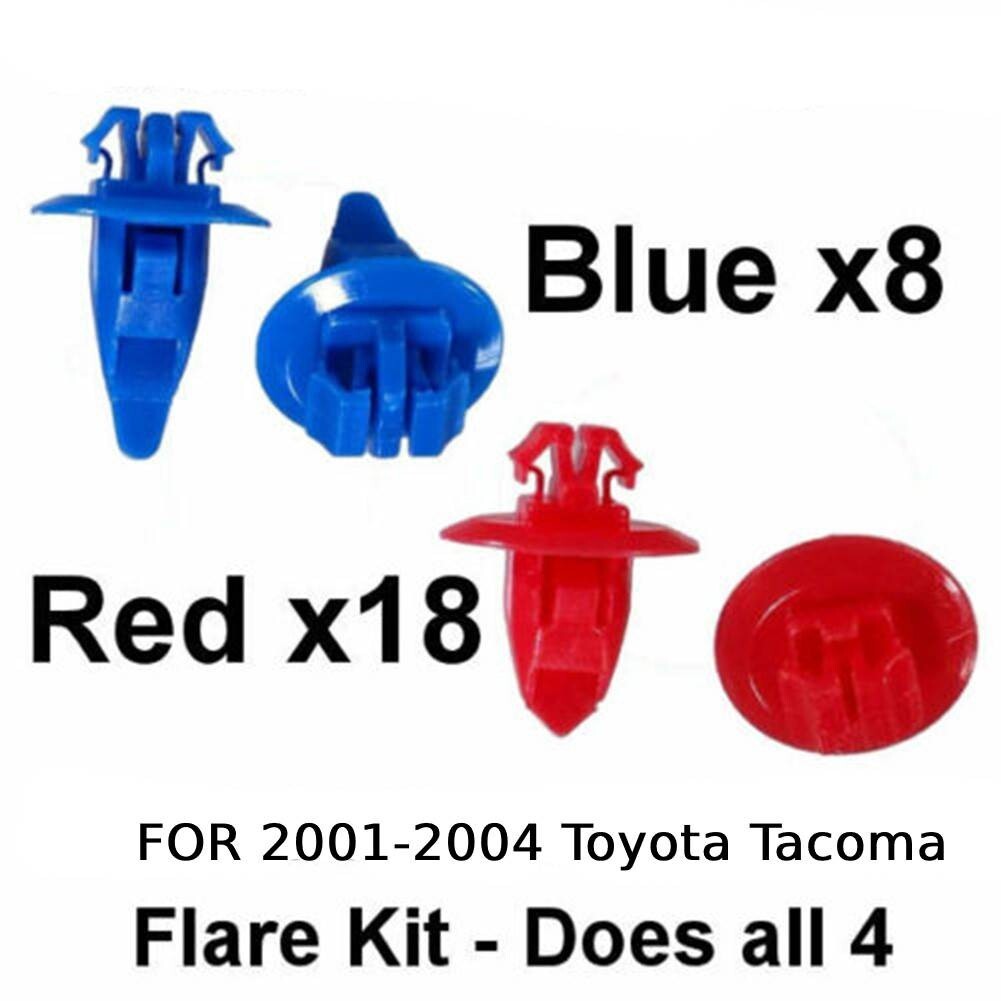 26PCS Fixing Clip FOR 2001-2004 Fender Flare Retainer Clip 90904-67036 Plastic