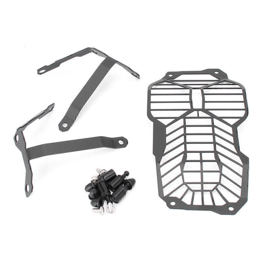 1Set Front Headlight Protector Guard for BMW R1200GS/R1200GS ADV 2013-2018 Black Q