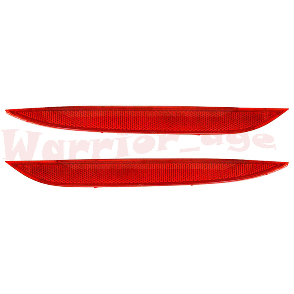 2x Rear Bumper Reflectors Red Left Right For 2014 2015 2016 for Kia Forte