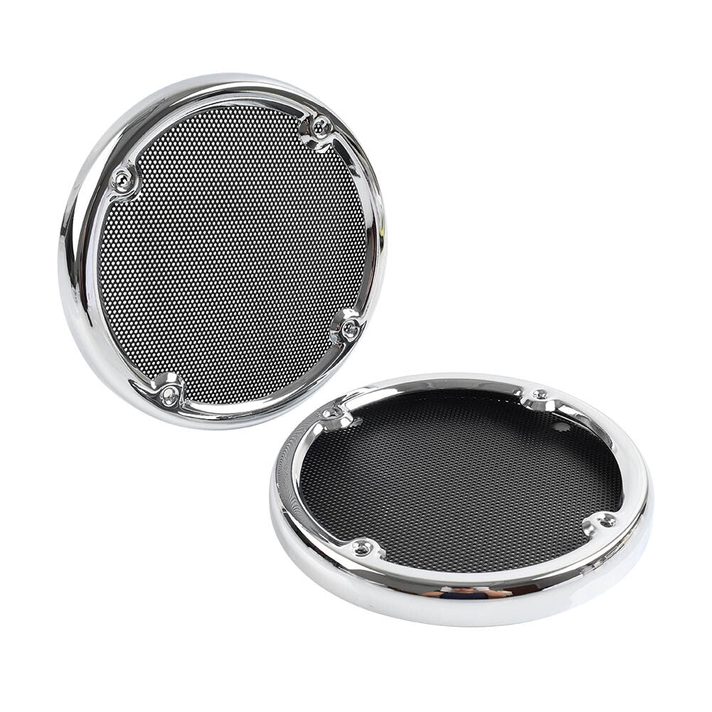 Rear Tour Pak Speaker Grills Cover Trim for Harley Electra Glide Ultra Limited
