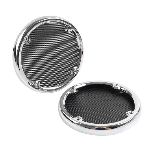 Rear Tour Pak Speaker Grills Cover Trim for Harley Electra Glide Ultra Limited