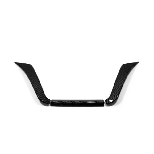 3PCS For Altima 2020 2022 2021 ABS Carbon Front Grille Frame Cover Trim B n