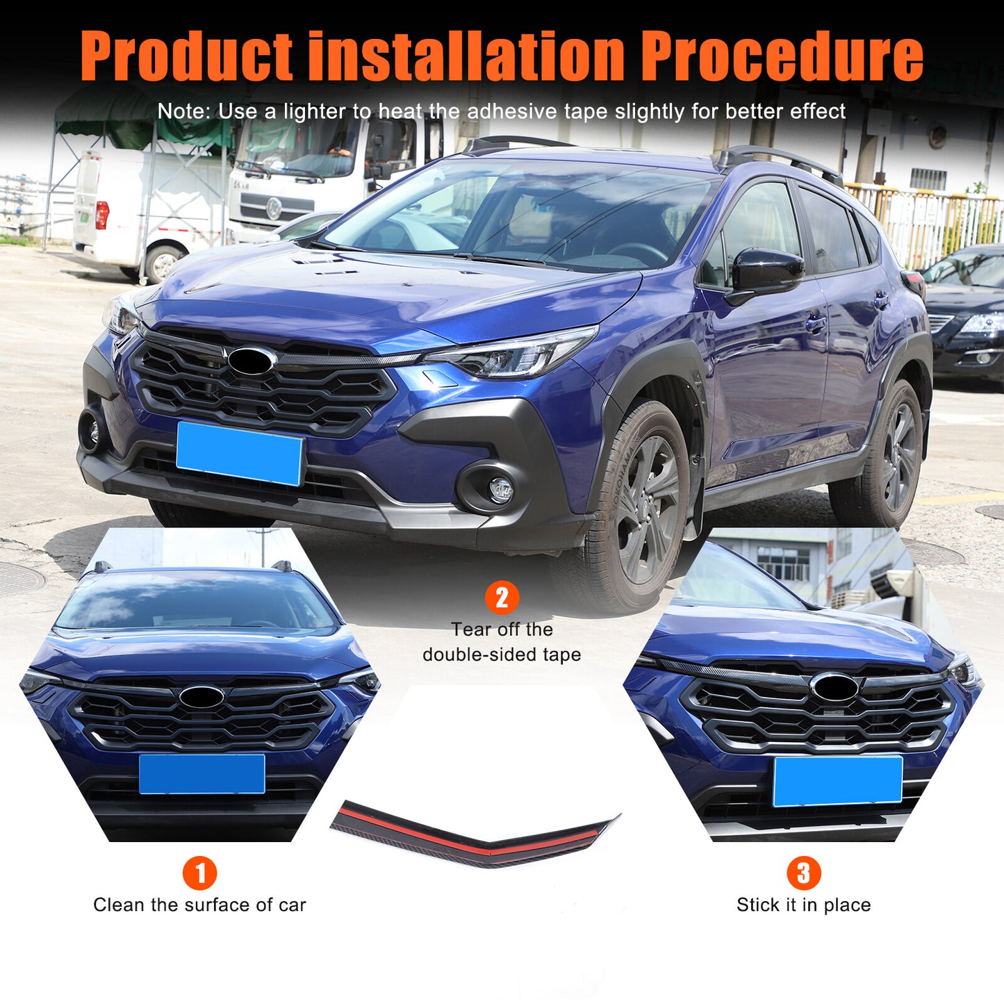 for Subaru Outback BT 2020 - 2023 Headlight Switch Button Cover Trim Kit - v