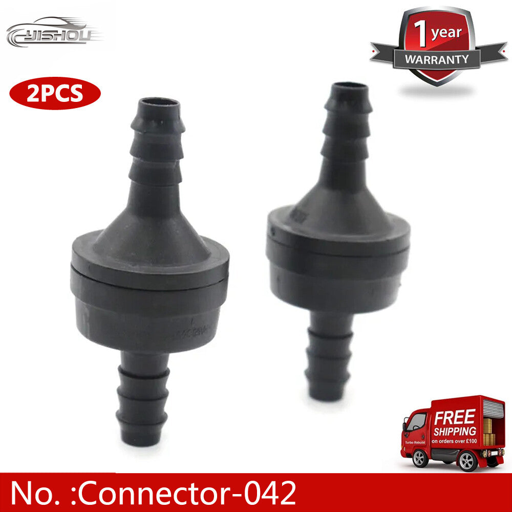 2-Piece/Set Fuel Line Hoses Quick Release Female Connectors ID6 8x6 180¡ã