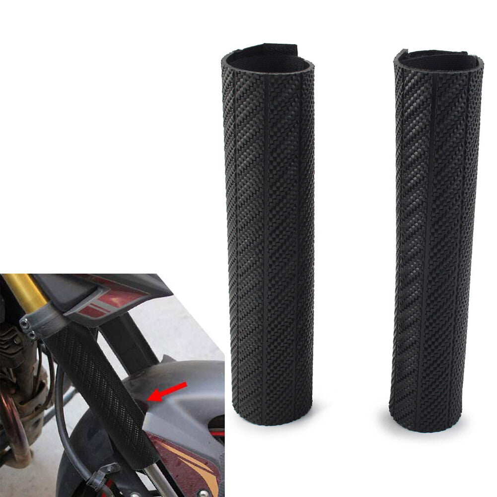 Pair Front Forks Protector Shock Absorber Guard Dust For Pit Dirt Bike Motocross