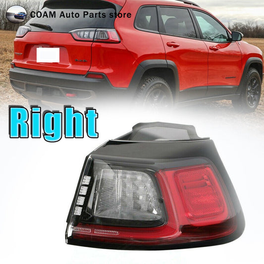 One-piece set of right rear brake light and taillight for Jeep Cherokee 2019-2021