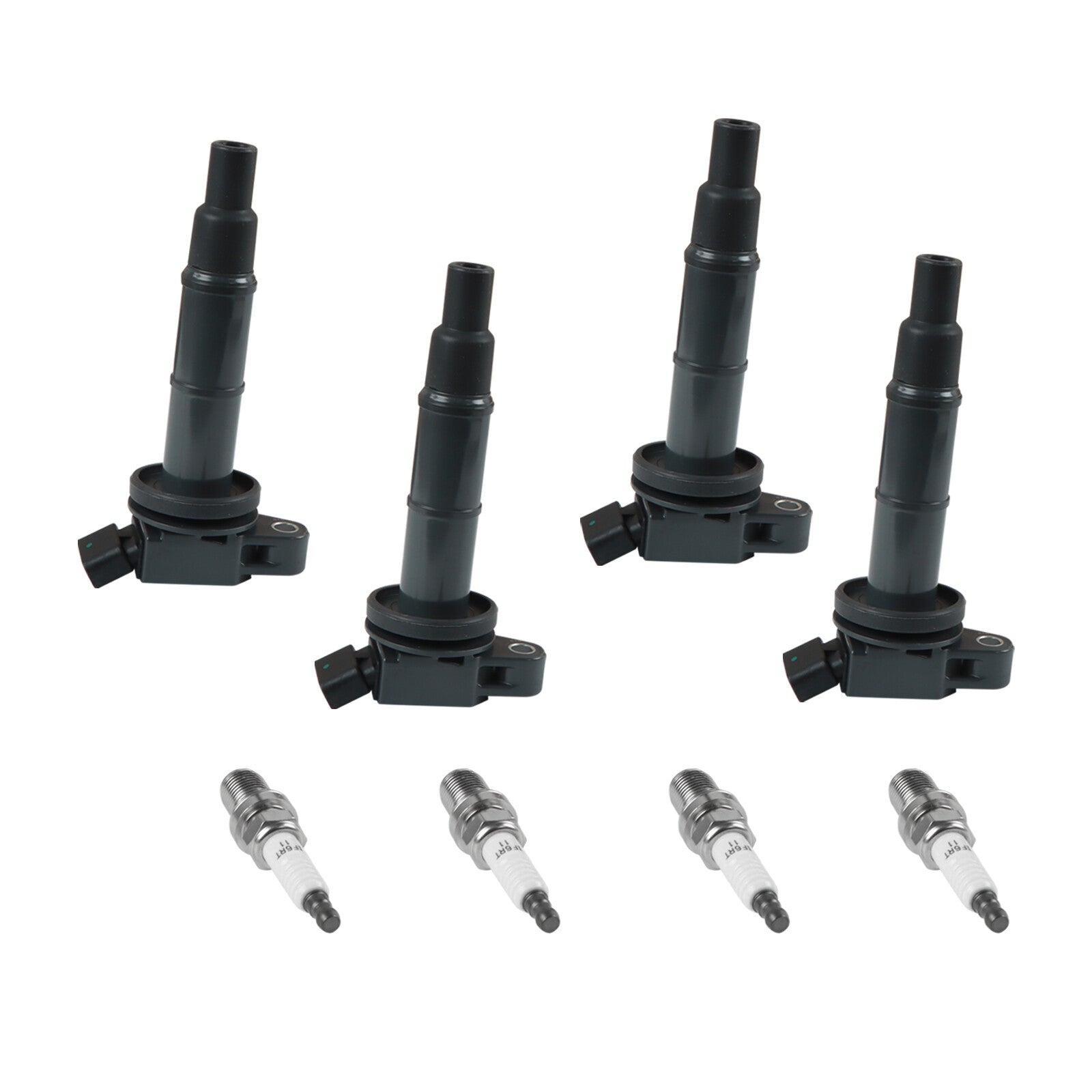 4 Ignition Coil  4 Platinum Spark Plug For 2002-2011 for Toyota for Camry 2.4L UF333