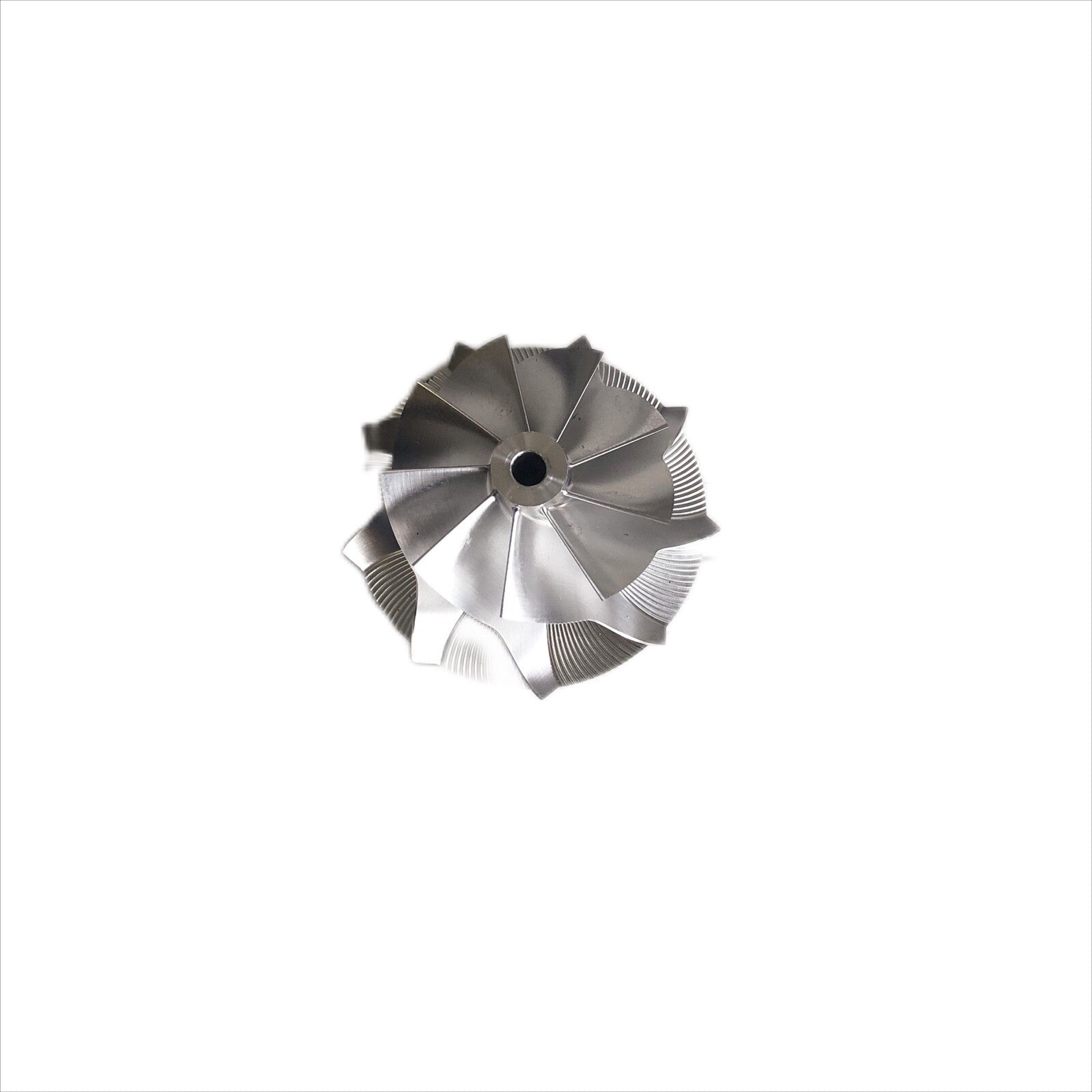 GT12 36.35/49.00 mm 9+0 Blade High-Performance Turbine Billet Compressor Wheel