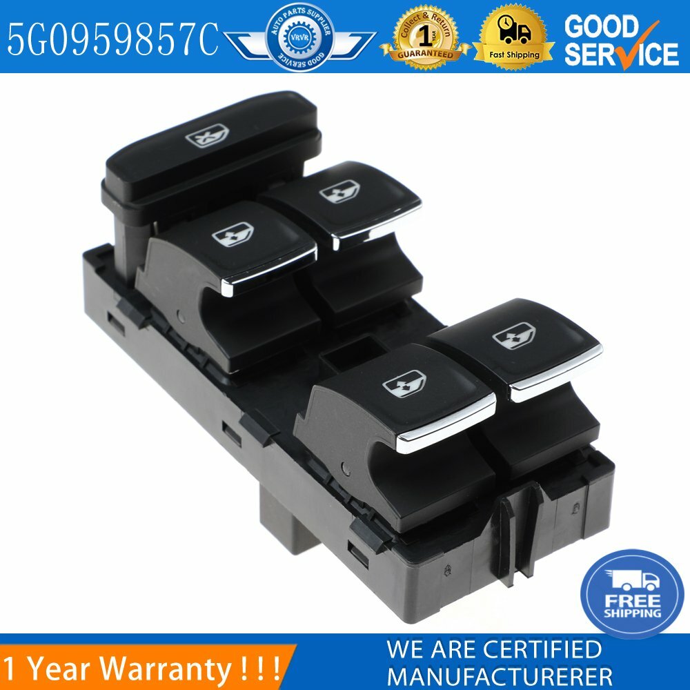 5G0959857C Left Front Power Window Switch for MK7 for VW GTI for Golf 7 for Passat B8