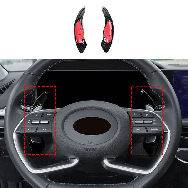 for Hyundai Sonata 2020-2022 Black Steering Wheel Shift Paddle Shifter Extension