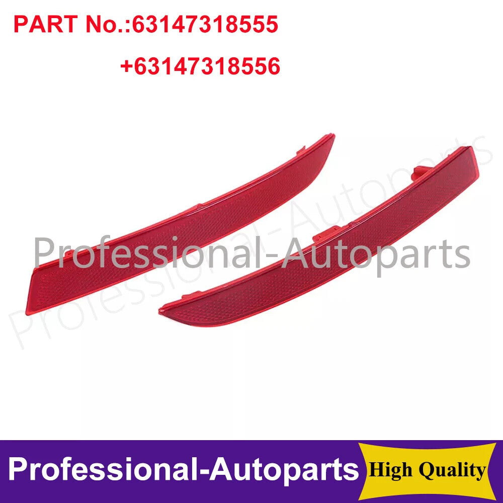 Rear LR Bumper Reflector Signal Lens for BMW 5 Series F10 F18 LCI 2014-2017