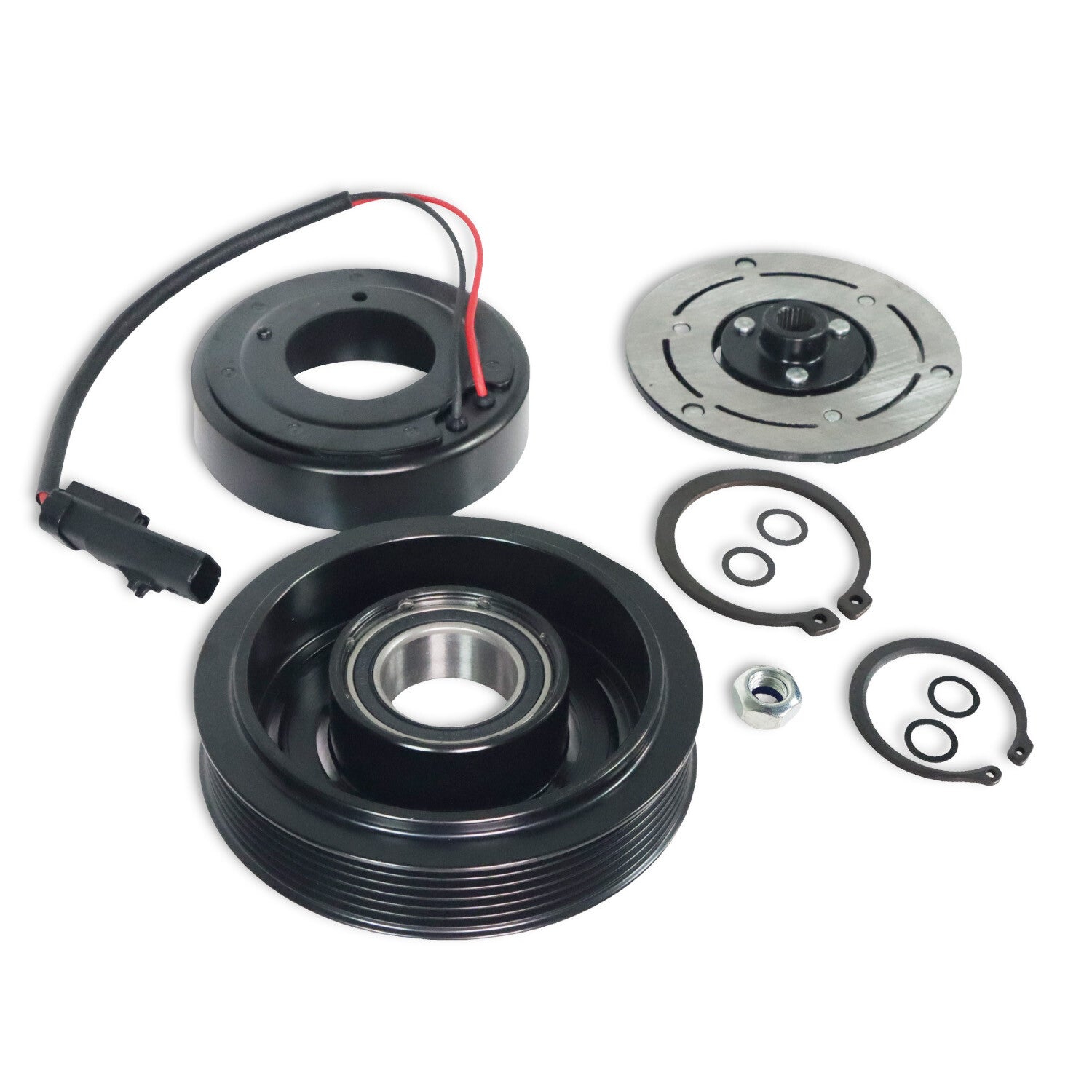 AC Compressor Clutch Kit 1493 for Dodge for Ram 1500 1994-2001 3.9L 5.2L