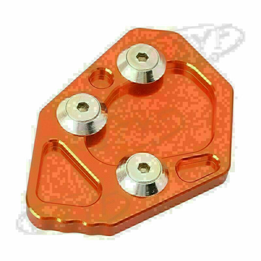 for BMW K1200S/R K1300S/R Orange Enlarge Motorcycle Stand Kickstand Plate Pad Q
