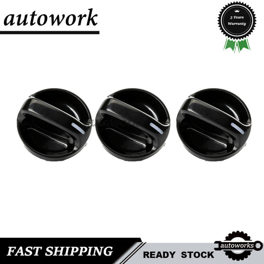 3X Replacement A/C Heater Panel Control Knob 559050C010 For 00-06 for Toyota Tundra