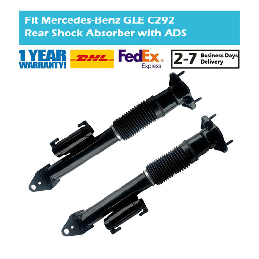 for Mercedes Benz GLE C292 GLE400 GLE450 GLE500 Pair Rear Shock Absorber Struts