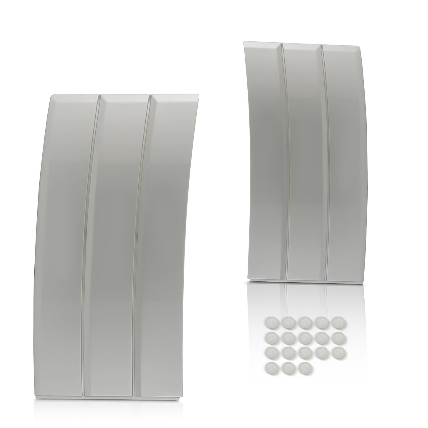 for Range Rover L405 2013 - 2021 Silver Door Side Fender Ventilation Grille Decorative Cover - v