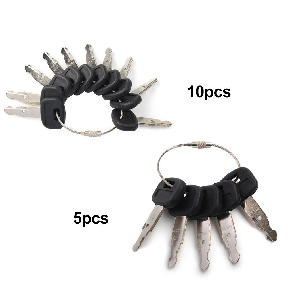 10pcs lgnition Keys Fit Kubota for Mini Excavator #459A RC411-53933 RC461-53930 Q