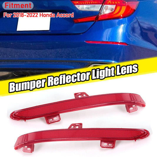US-approved 2018-2022 for Honda Accord bumper reflector Lmap rear stop taillights red
