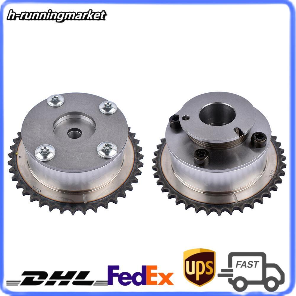 2x Intake Exhaust CVVT Gear Set For 14-19 for Hyundai for Elantra for Tucson for Kia Forte Soul