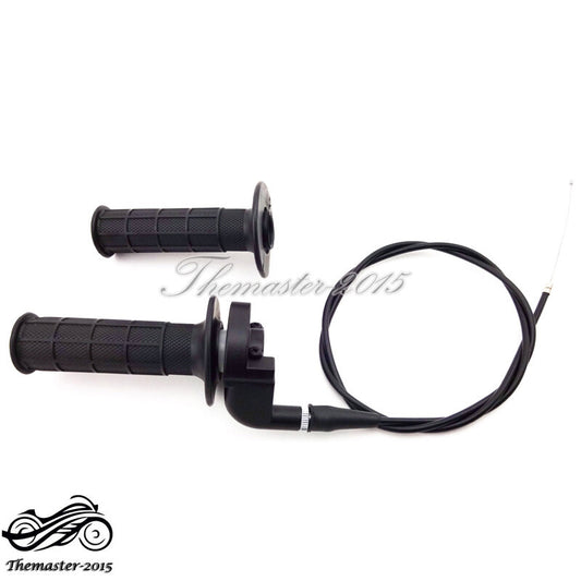 Twist Throttle Hand Grips Cable Set for Honda CR80 CR60 CR85 CR125 CR250 Q