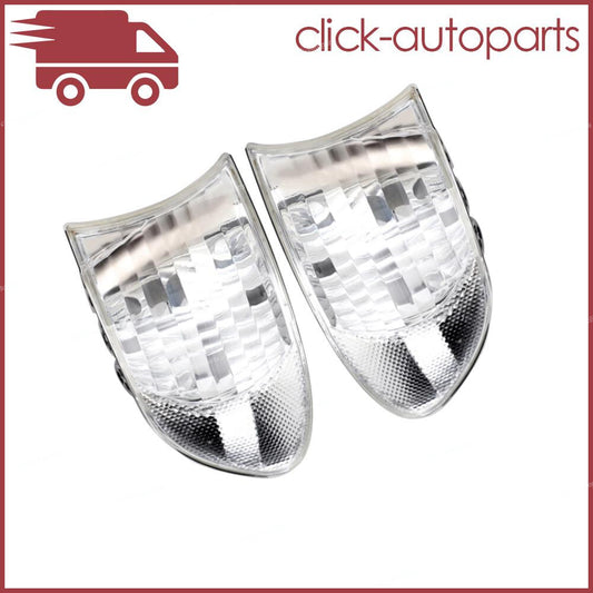 2pcs for 1999-2001 for BMW 7-Series E38 LH+RH White Corner Lights Parking Lamps