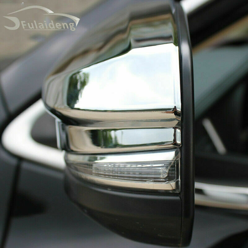 for Toyota Highlander 2014-2019Chrome Side Door Rearview Mirror Cover Trim Decor