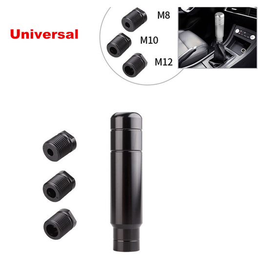 Universal black manual gear lever shifter lever with adapter - n