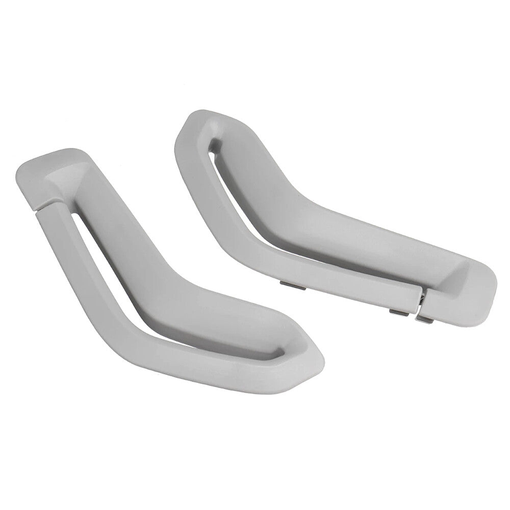 2Pcs Fit for Volvo S60 S80 V70 XC90 Gray Front for Seat Belt Retractor Guide Ring Trim Q