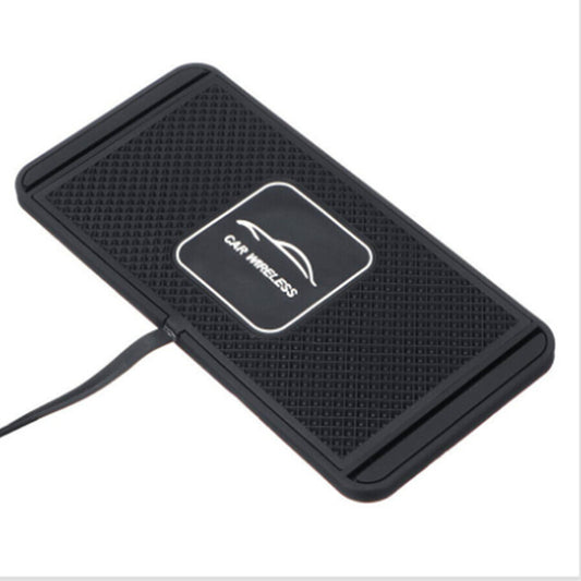 Wireless Car Phone Charger Charging Silicone Pad For Apple iPhone Samsung