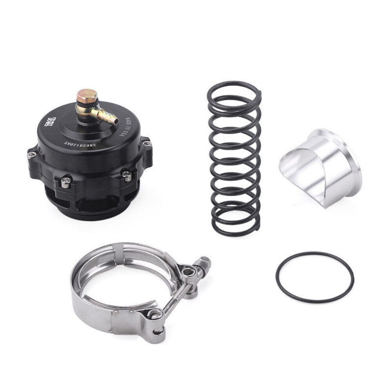 50 mm BV50 series blow valve (BOV) suitable for TiAL QV band flange 6 PSI spring. Q