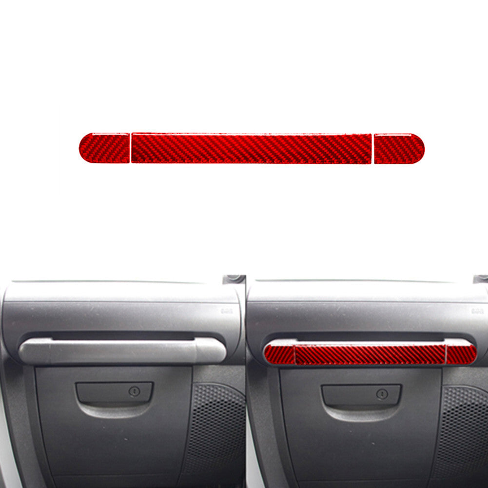 Automatic Gear Shifter Panel Trim Sticker Carbon Fiber for Audi A4 S4 2005-2008 v