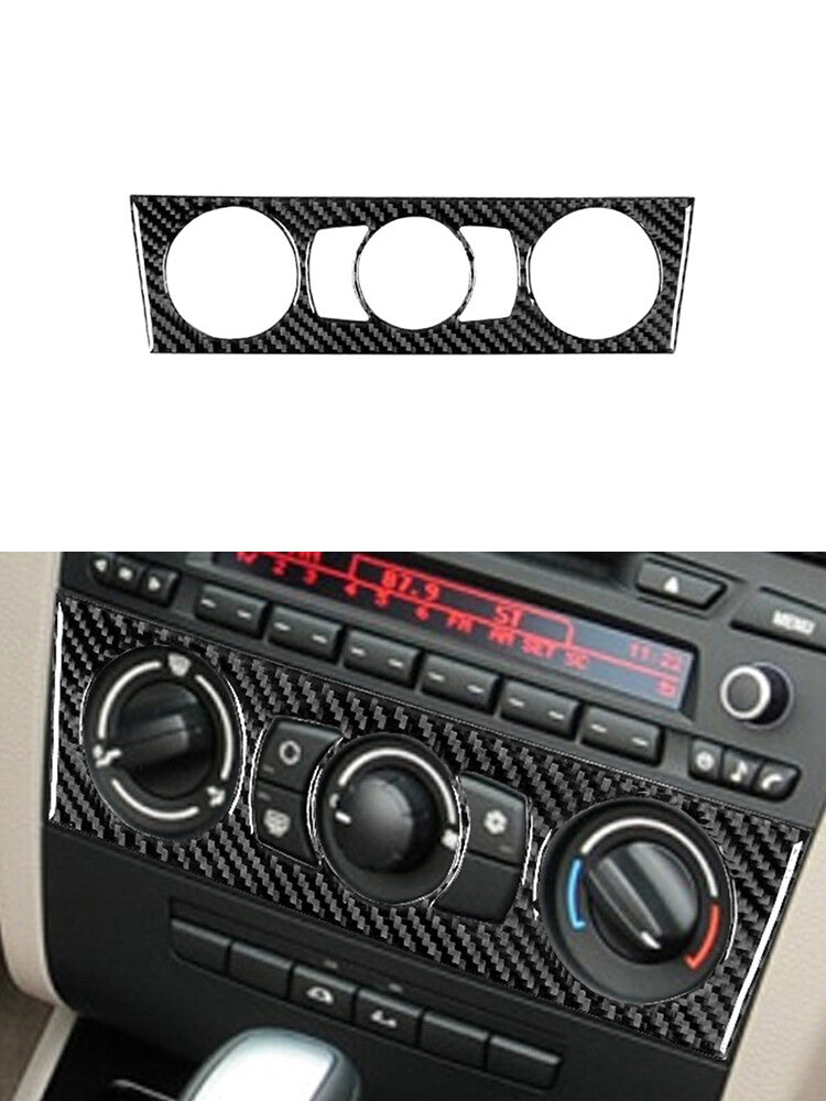 Red Carbon Fiber Door Handle Decorative Cover Trim for Mustang 2005-2009 v