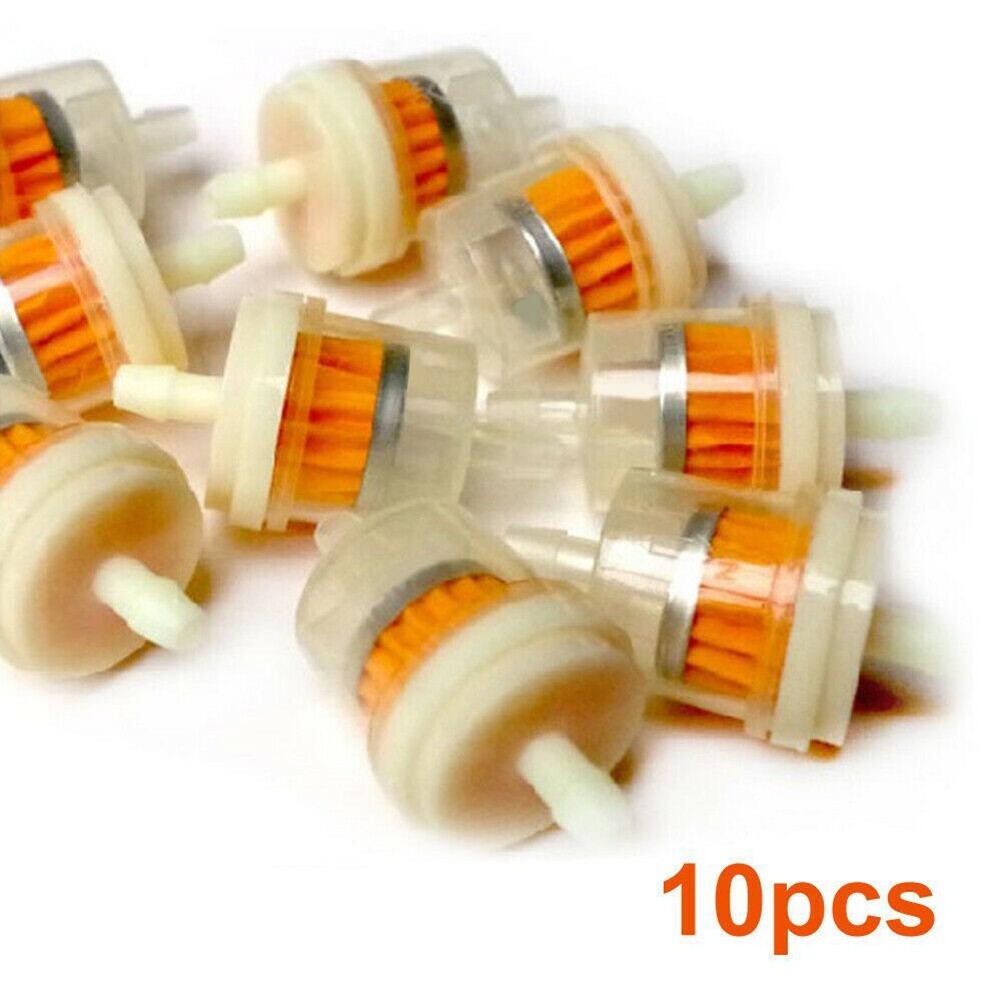 10x Inline Filter 6MM-7MM 1/4 Lawn Mower Motorcycle Parts v