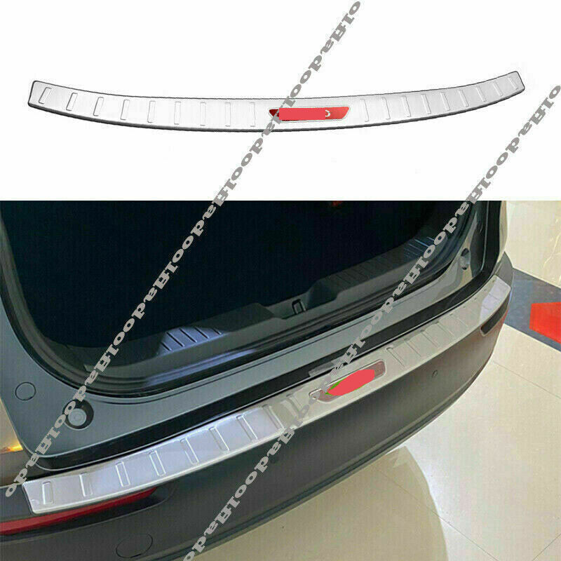 for Mazda CX-30 20-22 Silver Steel Outer Rear Bumper Protector Sill Plate Cover