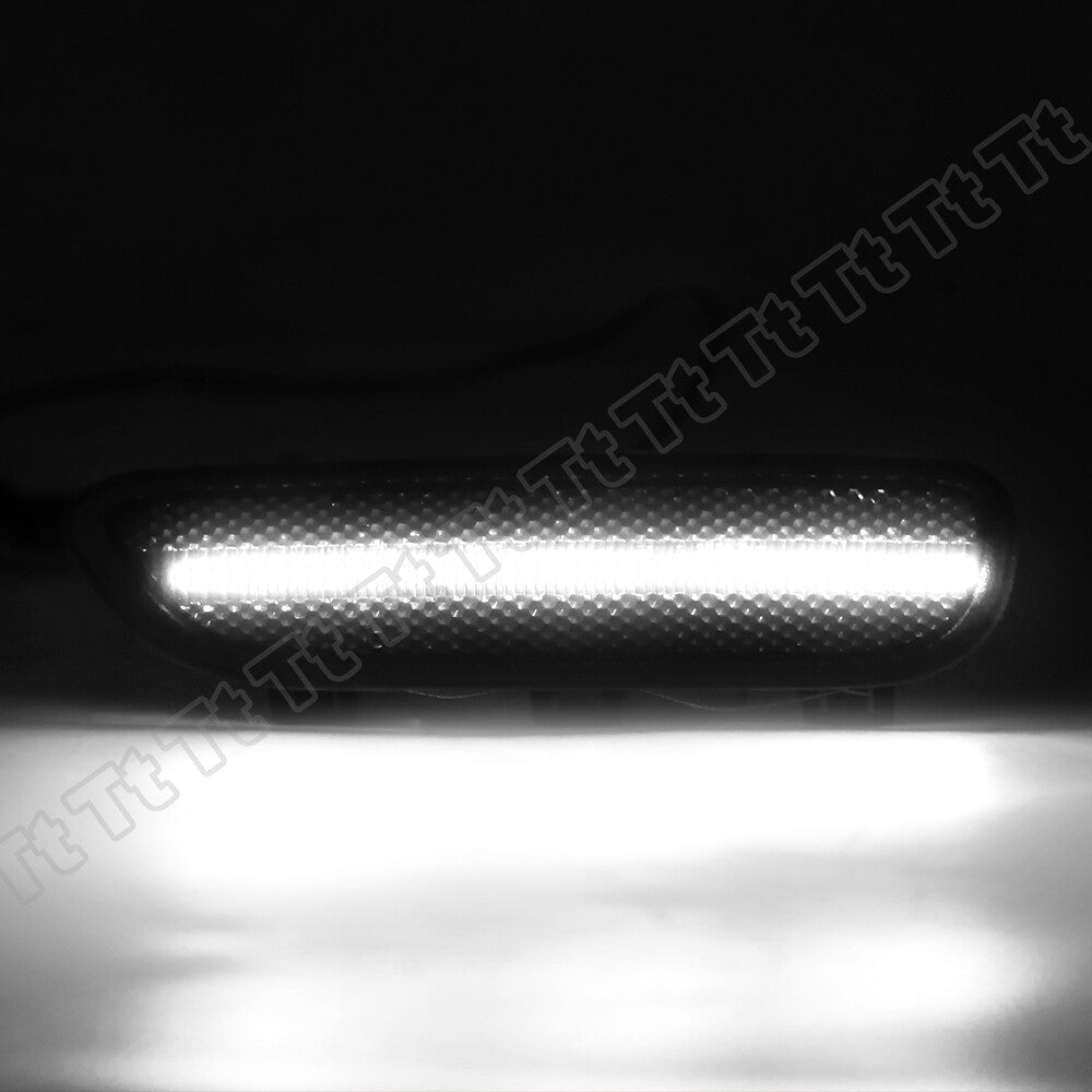 For 99-03 for E46 Coupe 01-06 E46 White LED Fender Side Marker Reflector Light - v