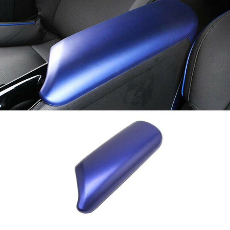 1-Piece Blue Car Center Armrest Cover for Toyota C-HR (2016-2022)