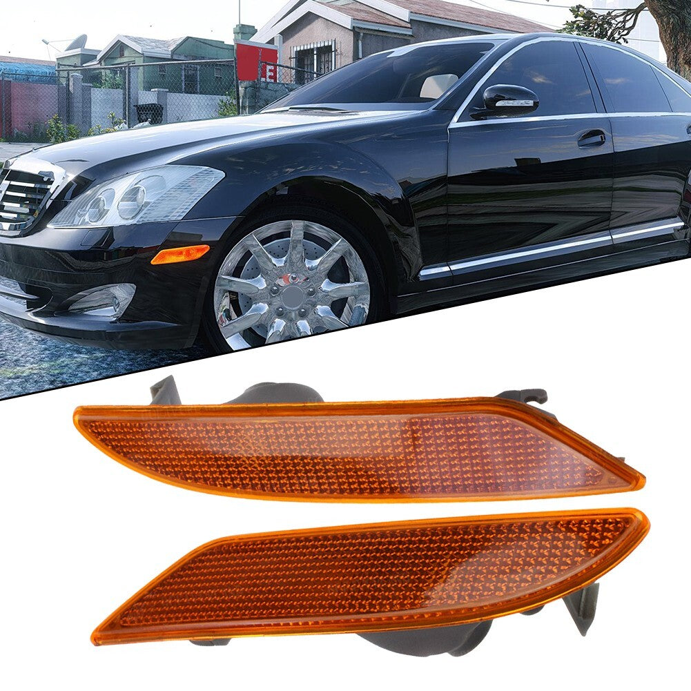 2x LED Front Bumper Side Marker Light For W221 S550 S600 2007-2009 SIDE LAMP