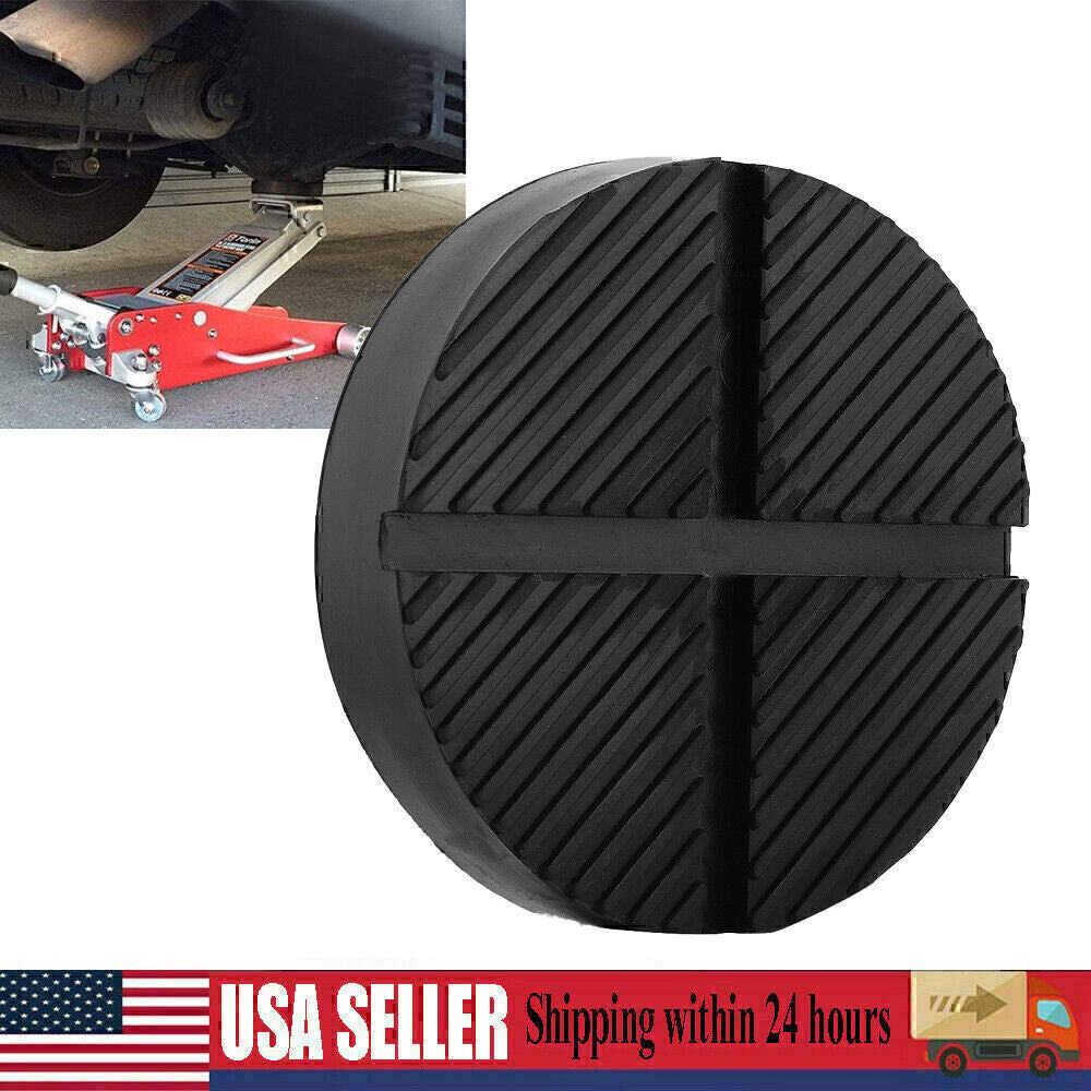 Universal Jack Pads Rubber Pad Adapter Car, Truck Cross Slotted Frame Rail Floo!