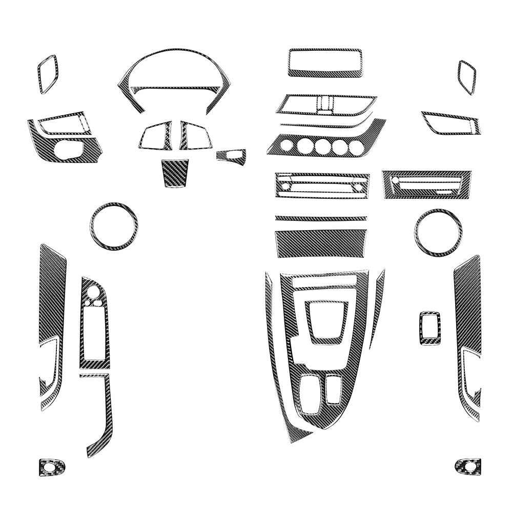 LHD Interior Trim Full Set Dashboard Gear Shift Console Cover Trims for BMW Z4