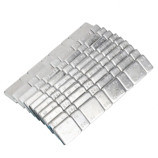 For Auto Car Truck Motor Van Strip Stick on Wheel Balance Weights Silver 10x Q